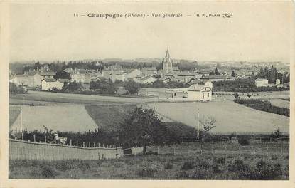 CPA FRANCE 69 "Champagne"