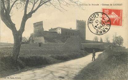 CPA FRANCE 43 "Environs de Brioude, chateau de Lauriat"