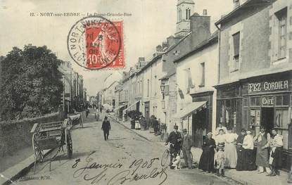 CPA FRANCE 44 "Nort sur Erdre, la Basse Grande rue"