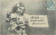 Illustrateur / CPA BERGERET "Bon pour cent mille baisers"