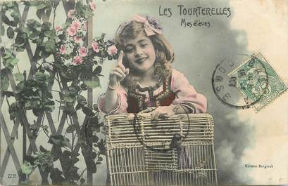 / CPA BERGERET "Les tourterelles"