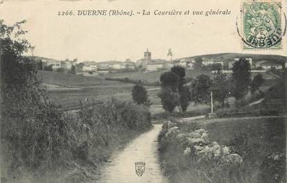 CPA FRANCE 69 "Duerne, la coursière"