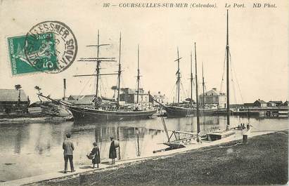 CPA FRANCE 14 "Courseulles sur mer, le Port"