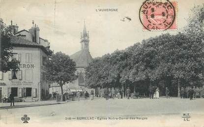 CPA FRANCE 15 "Aurillac, Eglise Notre Dame des Neiges"