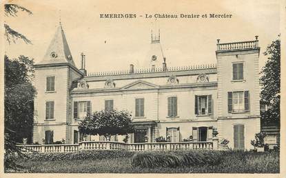 CPA FRANCE 69 "Emeringes, le Château Denier et Mercier"