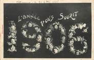 Illustrateur / CPA BERGERET "L'année vous sourit 1906"