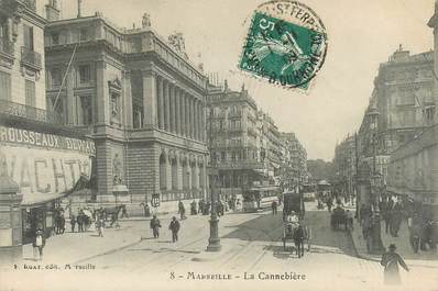 CPA FRANCE 13 "Marseille, la Cannebière"