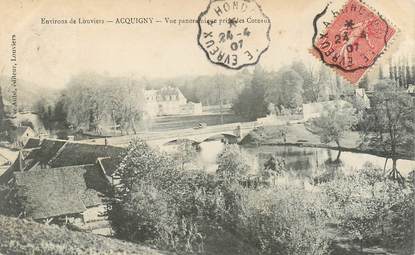 CPA FRANCE 27 "Acquigny, vue panoramique prise des Coteaux"