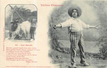 / CPA BERGERET "Vieilles chansons"