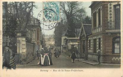 CPA FRANCE 27 "Bernay,  rue de la Sous Préfecture"