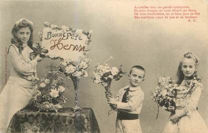 / CPA BERGERET "Bonne fête" /  ENFANT