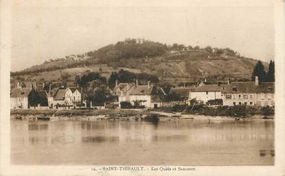 CPA FRANCE 18 "Saint Thibault, les quais"