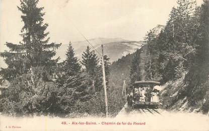 CPA FRANCE 73 "Aix les Bains, chemin de fer du Revard" /  TRAIN