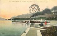 73 Savoie CPA FRANCE 73 "Aix les Bains, le grand Port, départ du Bateau"