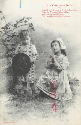 / CPA BERGERET "Yvonne et Janic" / ENFANT