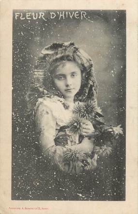 / CPA BERGERET "Fleur d'hiver" / ENFANT