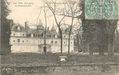 CPA FRANCE 14 "Le Pin, le Chateau"