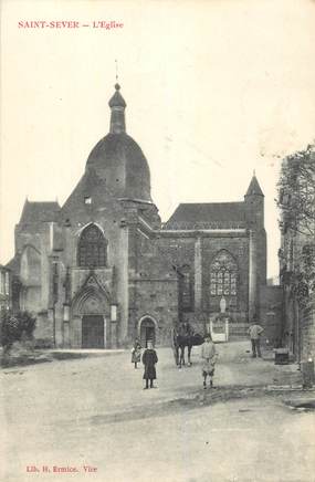 CPA FRANCE 14 "Saint Sever, l'Eglise"