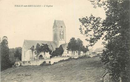 CPA FRANCE 14 "Tilly sur Seulles, l'Eglise"