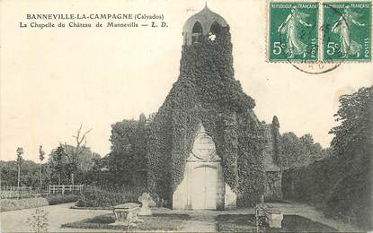 CPA FRANCE 14 "Banneville la Campagne, la chapelle du Chateau de Manneville"