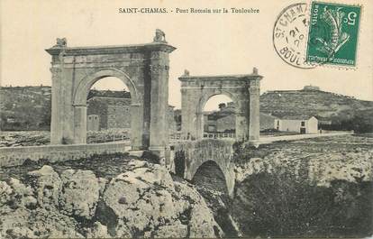 CPA FRANCE 13 "Saint Chamas, pont romain sur la Touloubre"