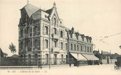 CPA FRANCE 76 "Eu, Hotel de la gare"
