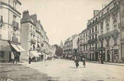 / CPA FRANCE 41 "Blois, la rue porte Côté"