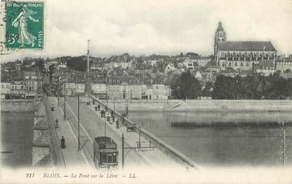 / CPA FRANCE 41 "Blois, le pont sur la Loire"
