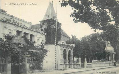 CPA FRANCE 74 "Evian les Bains, le Casino"