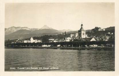 CPA FRANCE 74 "Evian les Bains, la dent d'Oche"