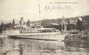 74 Haute Savoie CPA FRANCE 74 "Evian les Bains, le bateau"