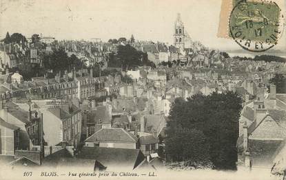 / CPA FRANCE 41 "Blois, vue générale prise du château"