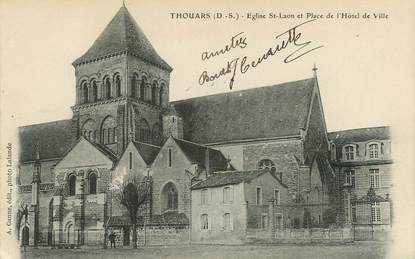 CPA FRANCE 79 "Thouars, Eglise Saint Laon"