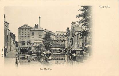 / CPA FRANCE 91 "Corbeil, les moulins"