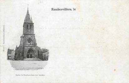 / CPA FRANCE 88 "Rambervillers, église"