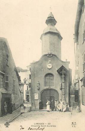 / CPA FRANCE 87 "Limoges, chapelle Saint Aurélien"