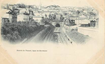 / CPA FRANCE 87 "Limoges, entrée du tunnel, ligne de Bordeaux"