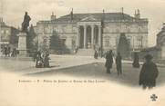 87 Haute Vienne / CPA FRANCE 87 "Limoges, palais de justice et statue de Gay Lussac"