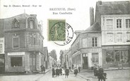 27 Eure / CPA FRANCE 27 "Breteuil, rue Gambetta"