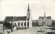 27 Eure / CPSM FRANCE 27 "Bourg Achard, l'église et l'hôtel de ville"