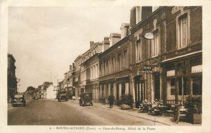 / CPA FRANCE 27 "Bourg Achard, haut du bourg, hôtel de la poste"