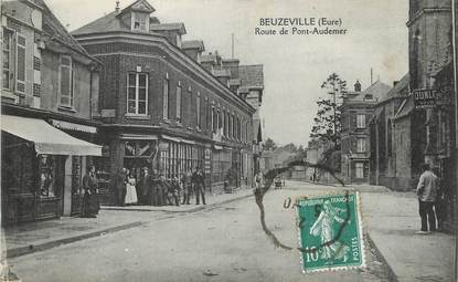/ CPA FRANCE 27 "Beuzeville, Route de Pont Audemer"