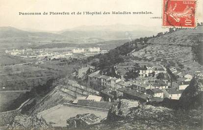 CPA FRANCE 83 "Panorama de Pierrefeu et de l' Hopital des maladies mentales"