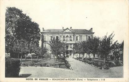 / CPA FRANCE 27 "Beaumont le Roger, hôtel de vieilles"