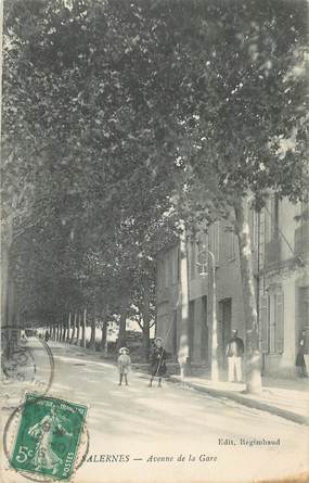 CPA FRANCE 83 "Salernes, avenue de la gare"