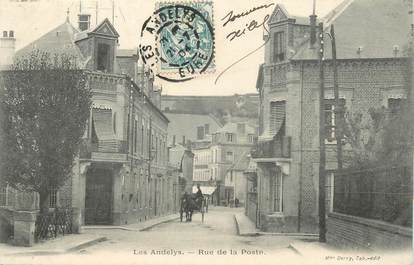 / CPA FRANCE 27 "Les Andelys, rue de la poste"