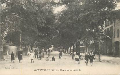 CPA FRANCE 83 "Brignoles, Cours de la Liberté"