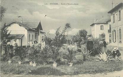 CPA FRANCE 83 "Hyères,  Ecole d'Horticulture"