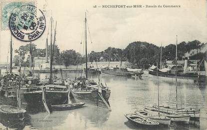 CPA FRANCE 17 "Rochefort sur Mer, Bassin du Commerce"