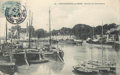 CPA FRANCE 17 "Rochefort sur Mer, Bassin du Commerce"